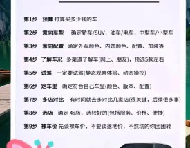 【选新车主要看哪些方面,挑选新车的几大要点】