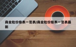 商业险价格表一览表/商业险价格表一览表最新